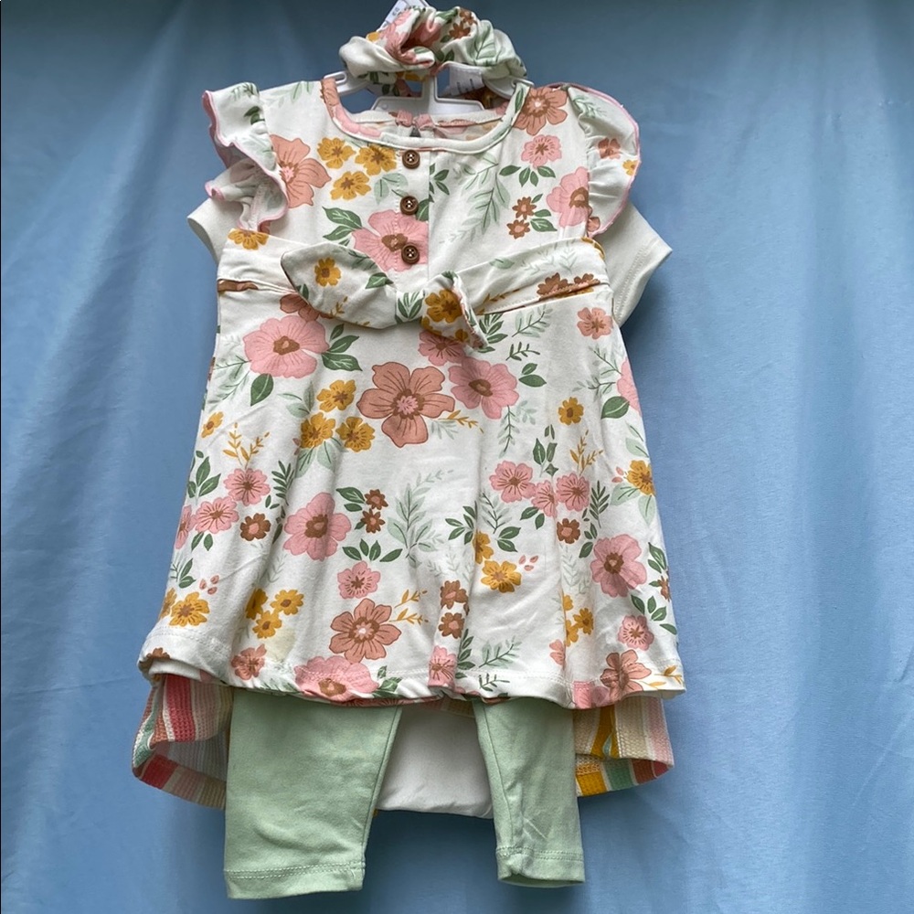 Kids Striped Matching Set - Picture 2 of 4